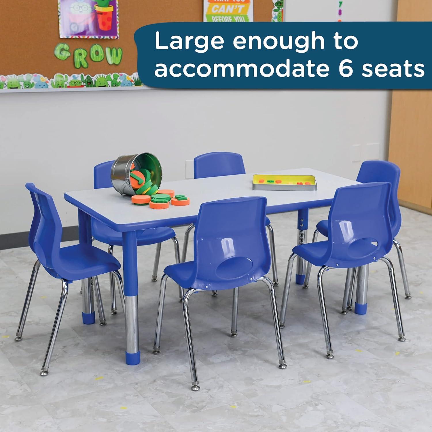 Children's Factory AS WE GROW Rectangular Adjustable Table