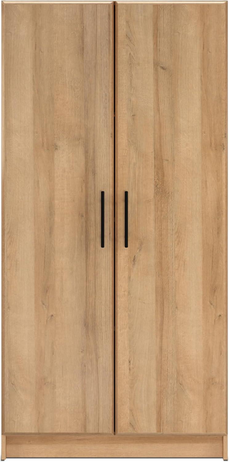 Prepac 32" Elite Storage Cabinet Oak