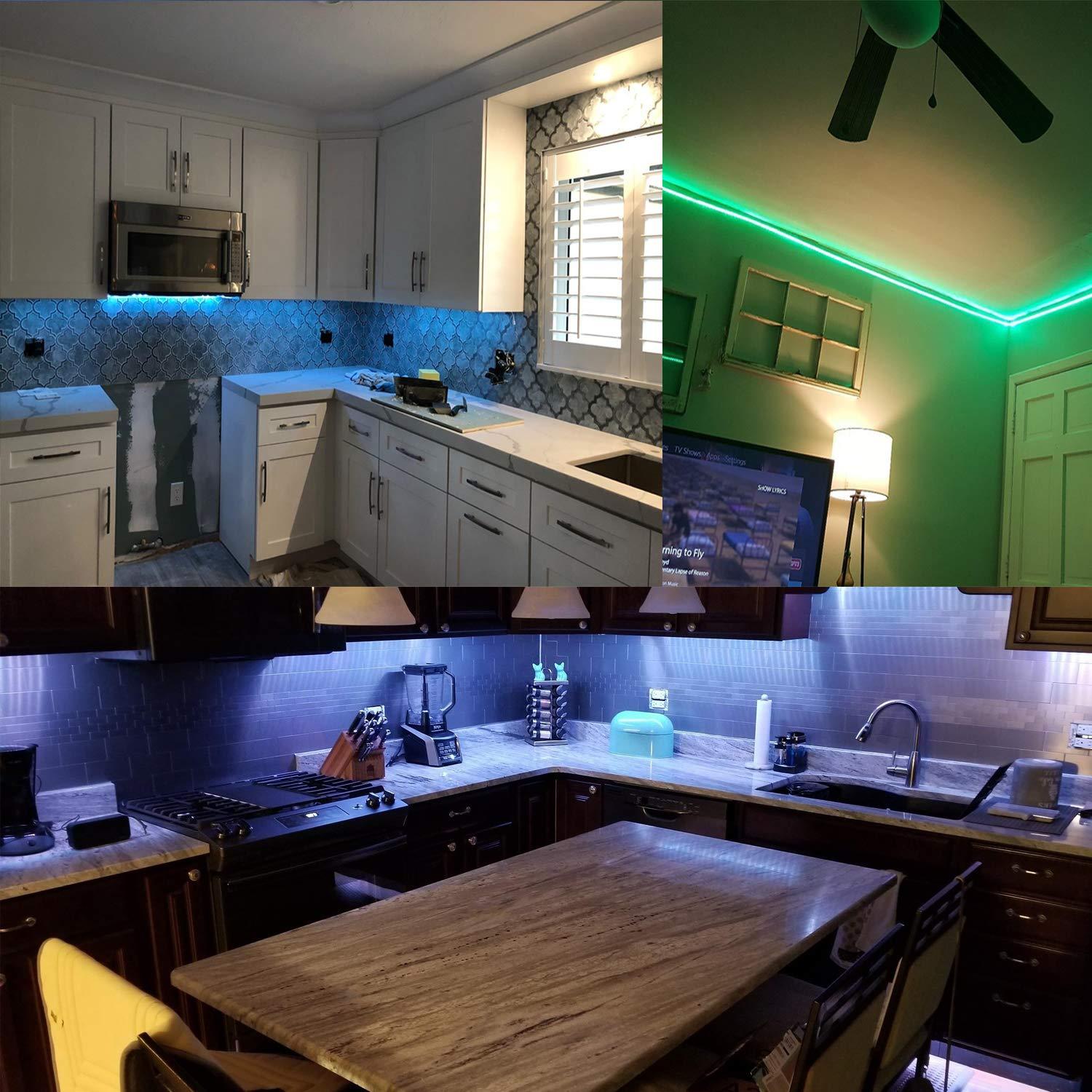 5M Black PCB 5050 RGB LED Strip Waterproof IP65 300 SMD Black PCB Board DC 12V Flexible Light