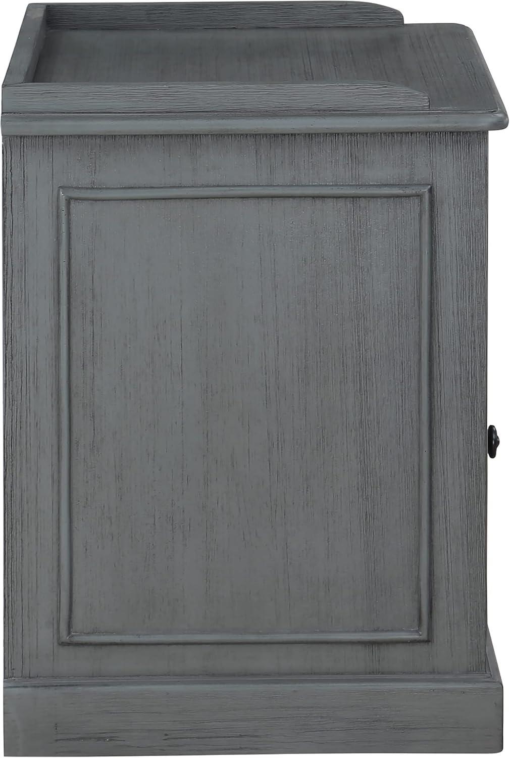 Country Meadows Engineered Wood File Cabinet in Plantation Gray