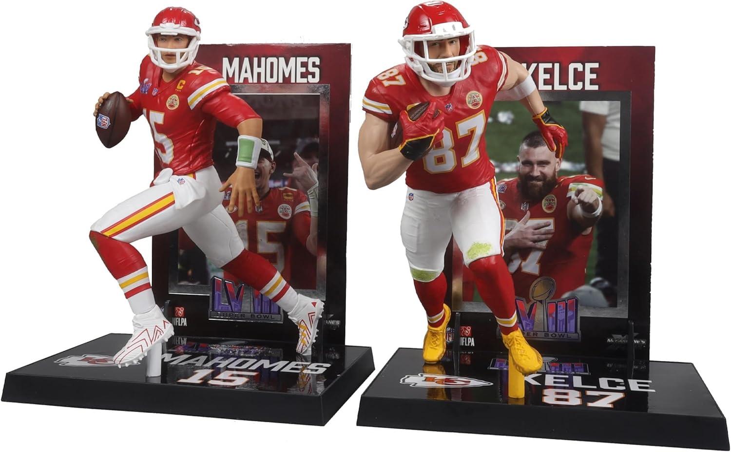 Mcfarlane Toys NFL McFarlane Figure Set |Travis Kelce & Patrick Mahomes