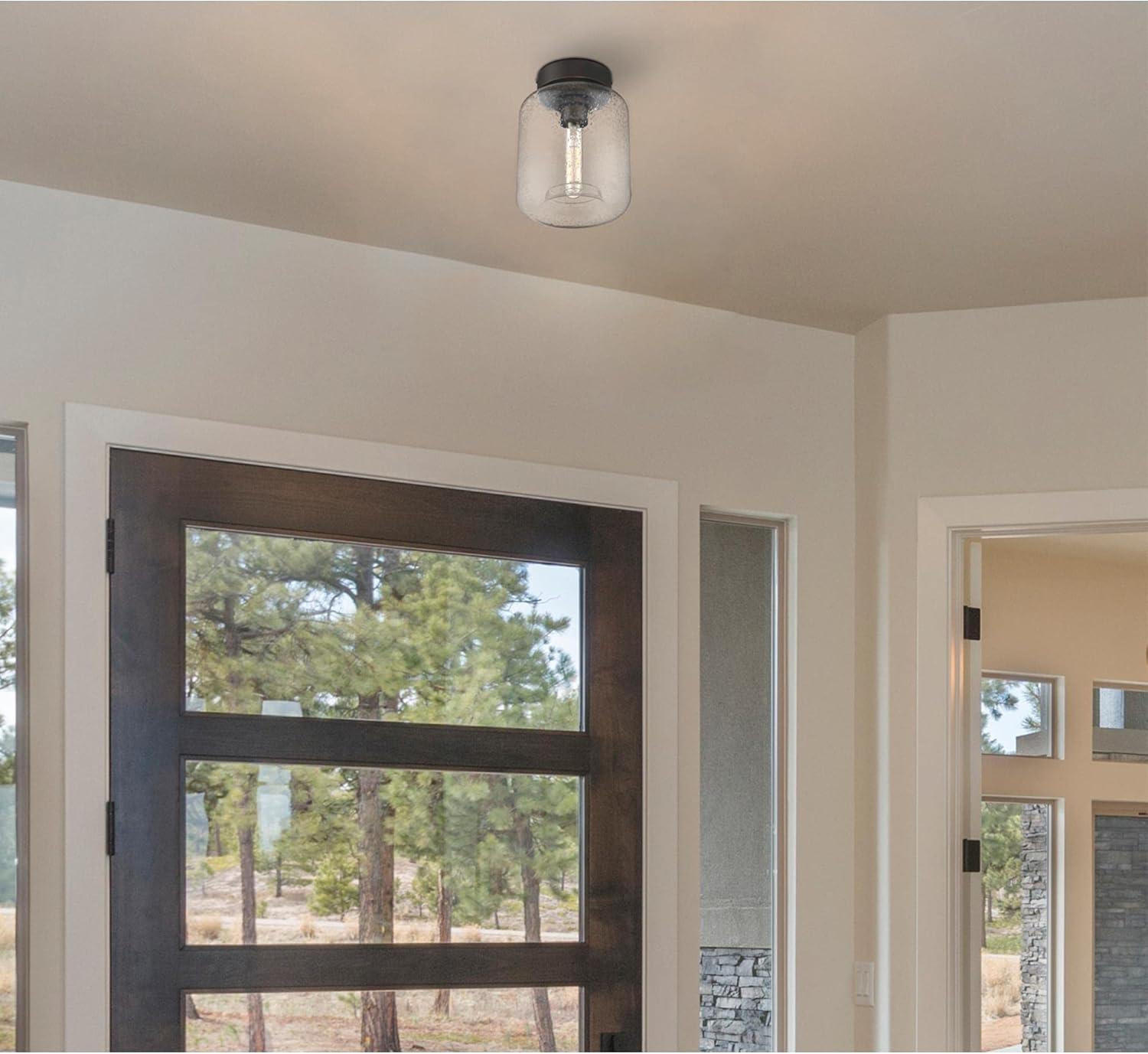 Judd Glass Semi Flush Mount