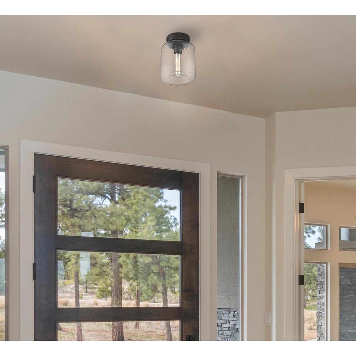 Judd Glass Semi Flush Mount