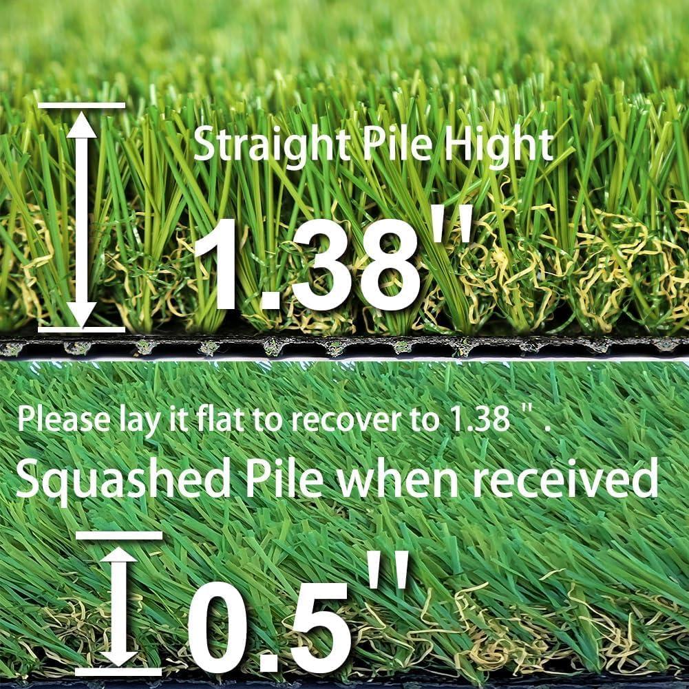 7' x 13' UV Resistant Artificial Grass Turf Roll