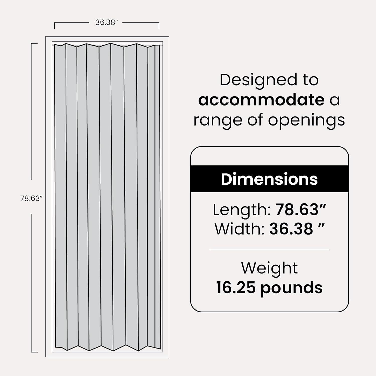 LTL Home Products 48'' Hollow Flush Accordion Door