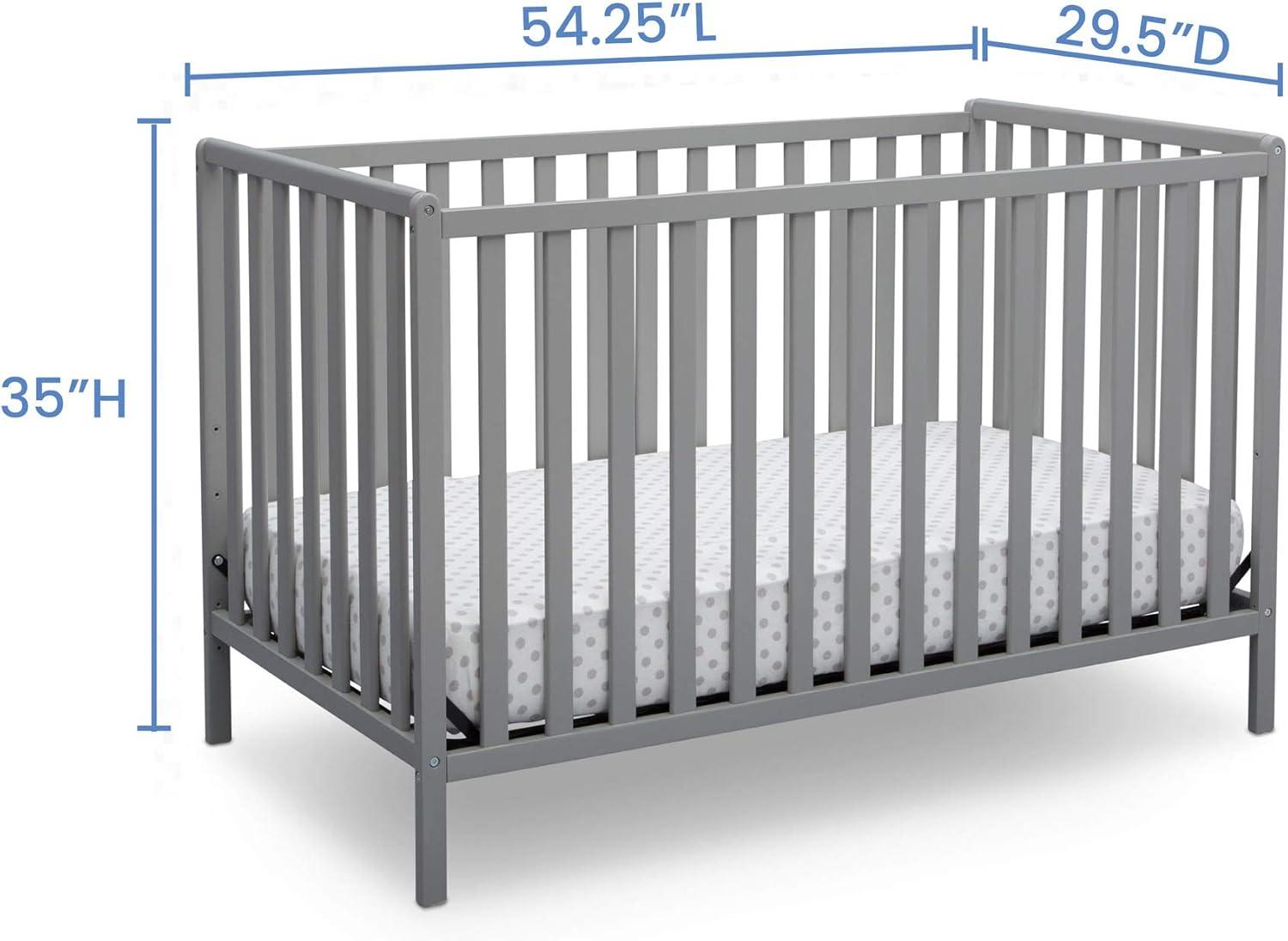 Delta Children Heartland 4-in-1 Convertible Crib - Greenguard Gold Certified