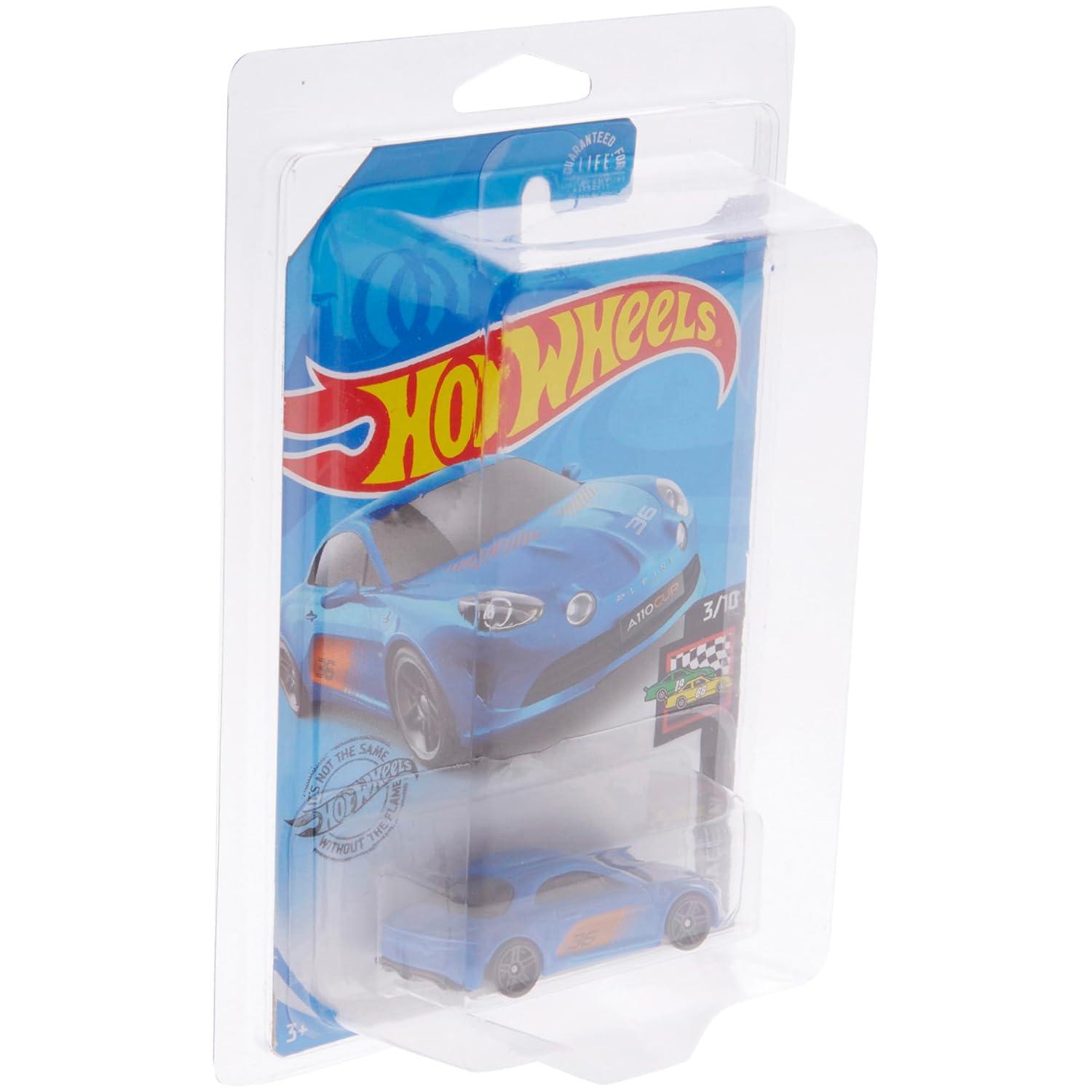 Protech SSCAR Storage / Display Car Case for Carded Hot Wheels, 4.25" W x 6.5" H x 1.75" D, 25-Pack