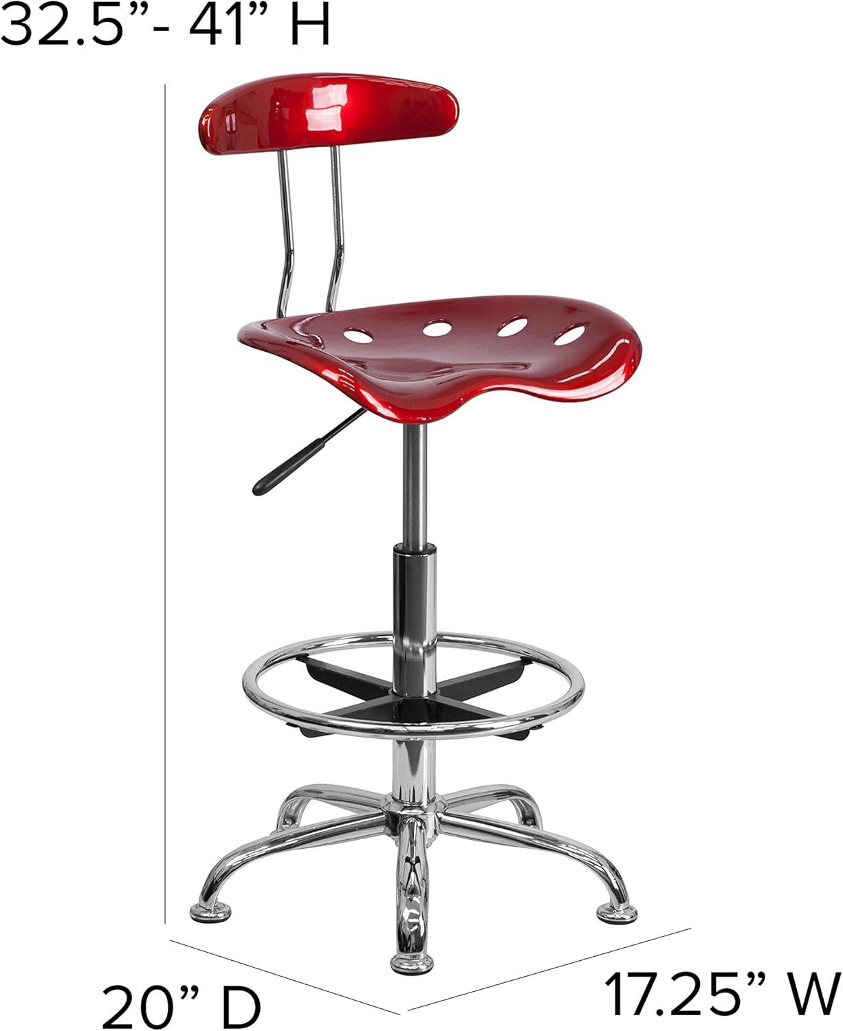 Monroe Adjustable Height Swivel Bar Stool