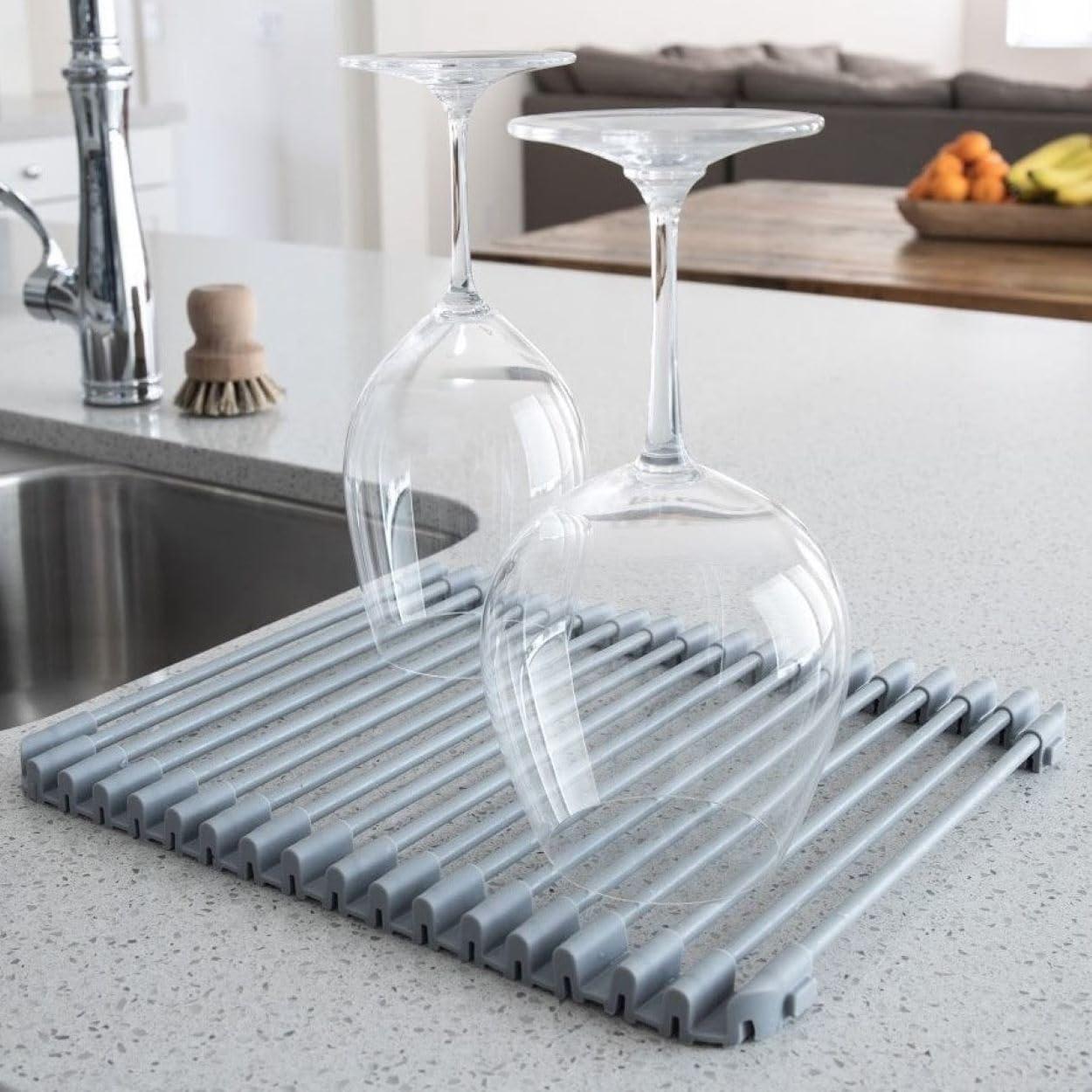 Better Houseware Multipurpose Roll-up Rack (Small) in Gray