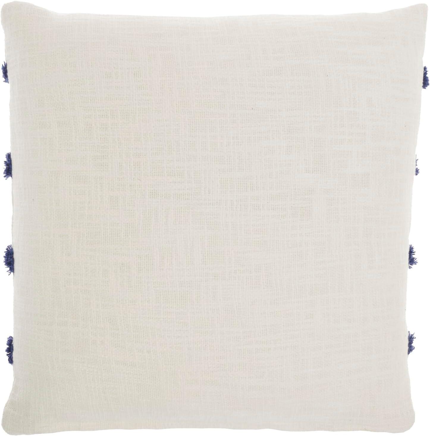 Cotton Reversible Throw Pillow