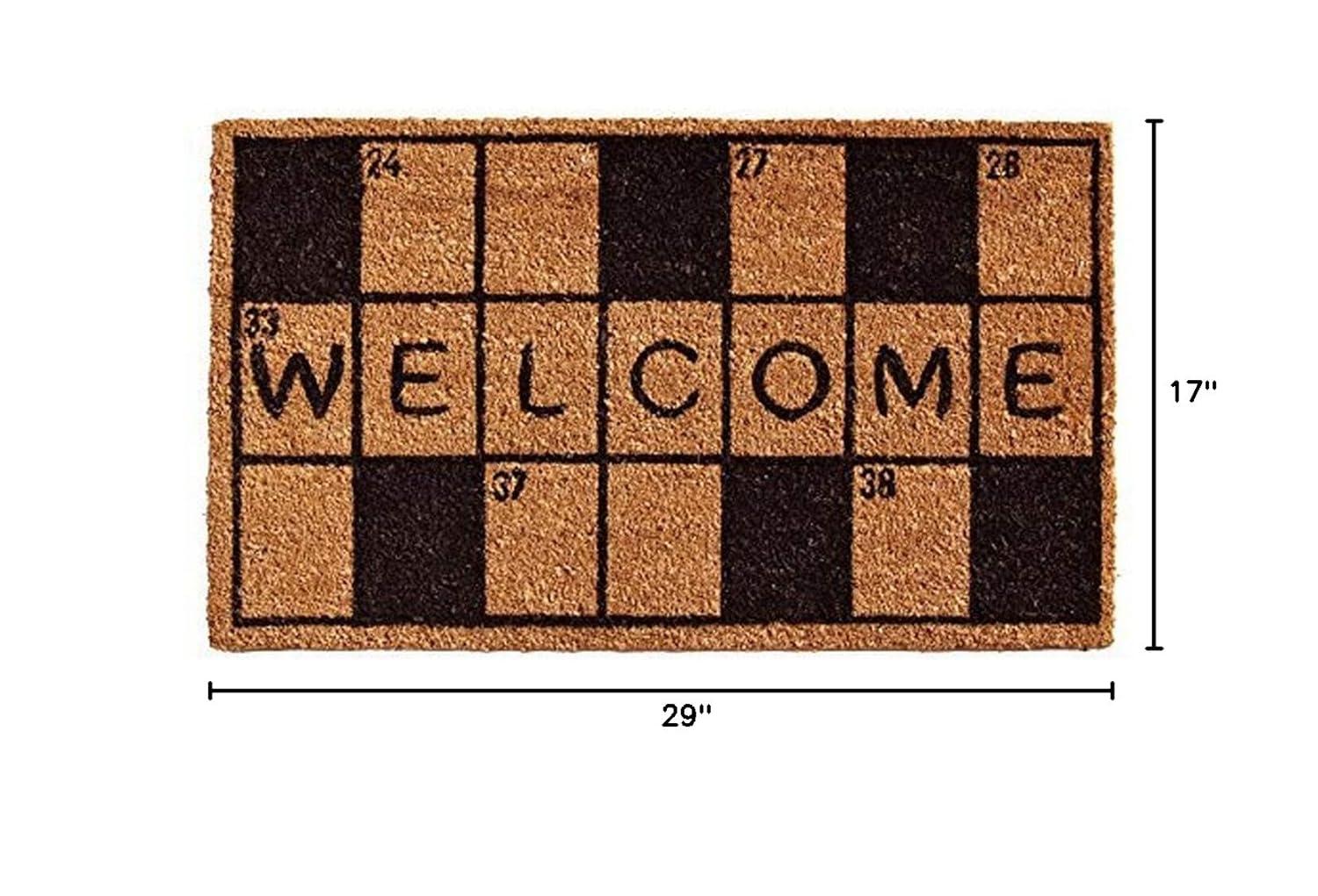 Calloway Mills Crossword Welcome Outdoor Doormat