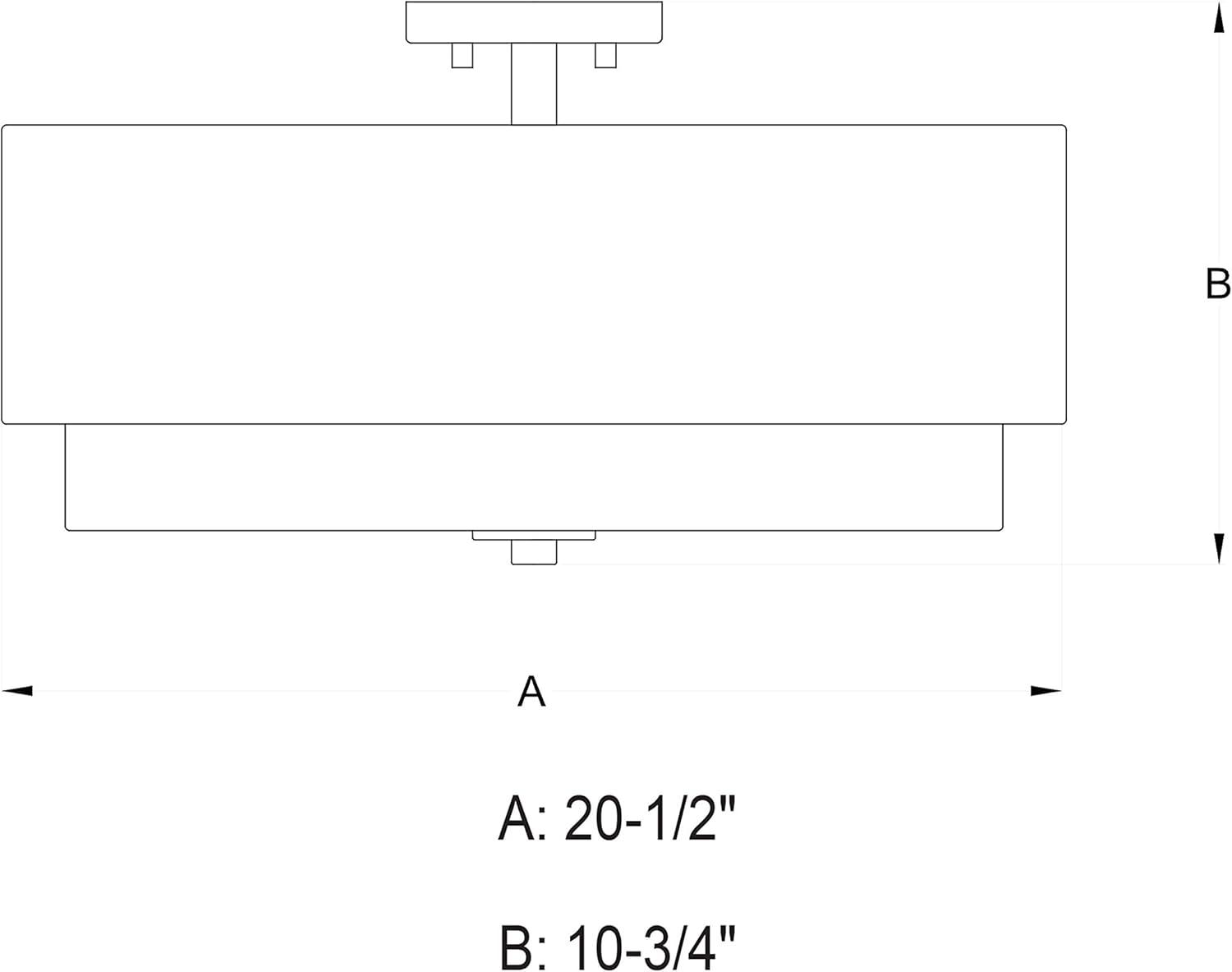 Vaxcel Burnaby 4 - Light Flush Mount in  Matte Brass