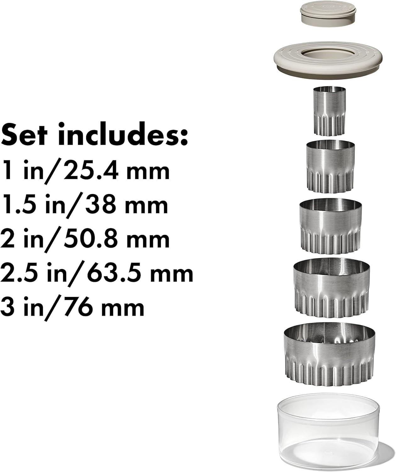 OXO Good Grips Double-Sided Cookie & Biscuit Cutters