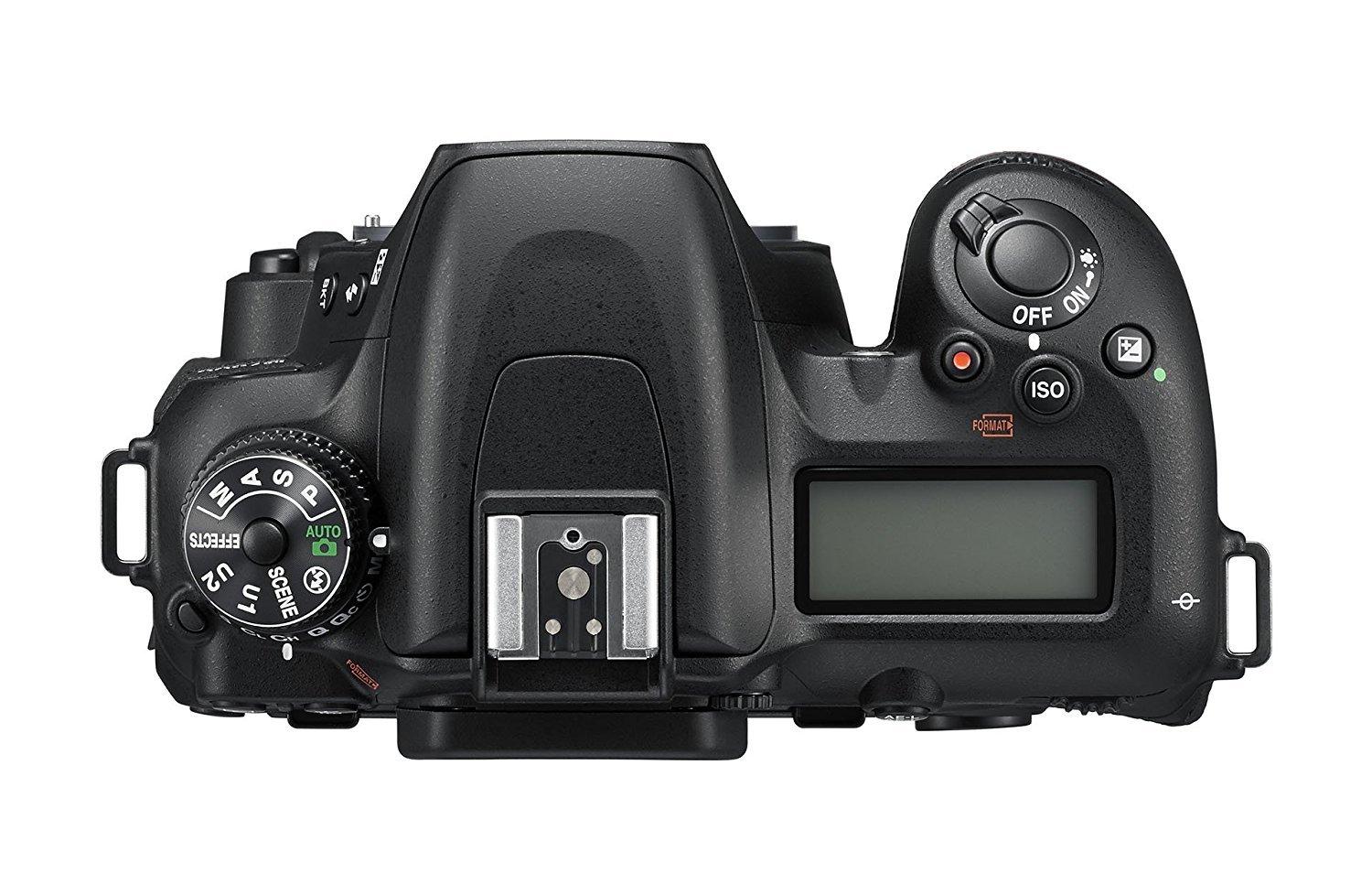 Nikon D7500 DX-Format DSLR Camera (Body Only, Black)