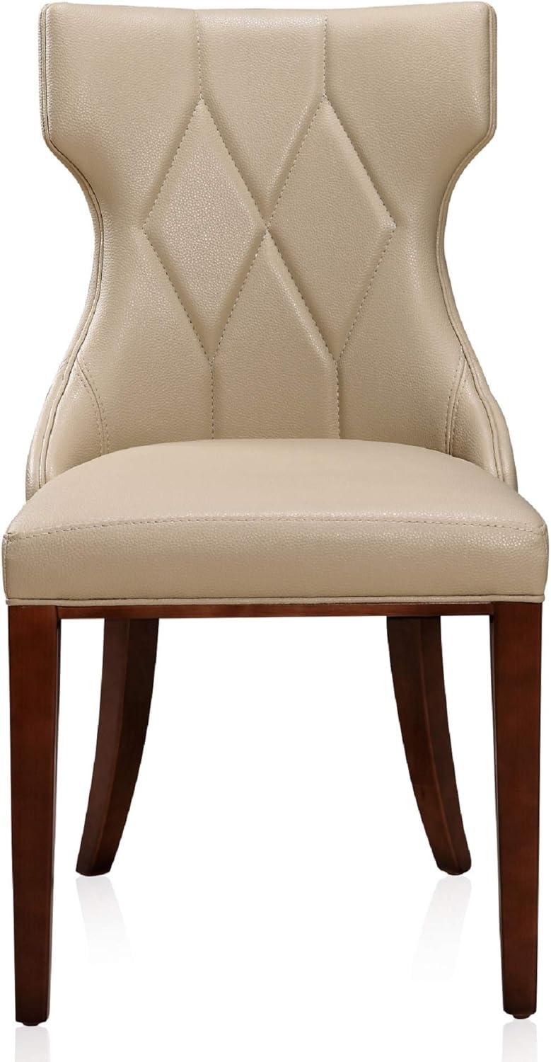 Rosdorf Park Reine Upholstered Wing Back Side chair (Set of 2)