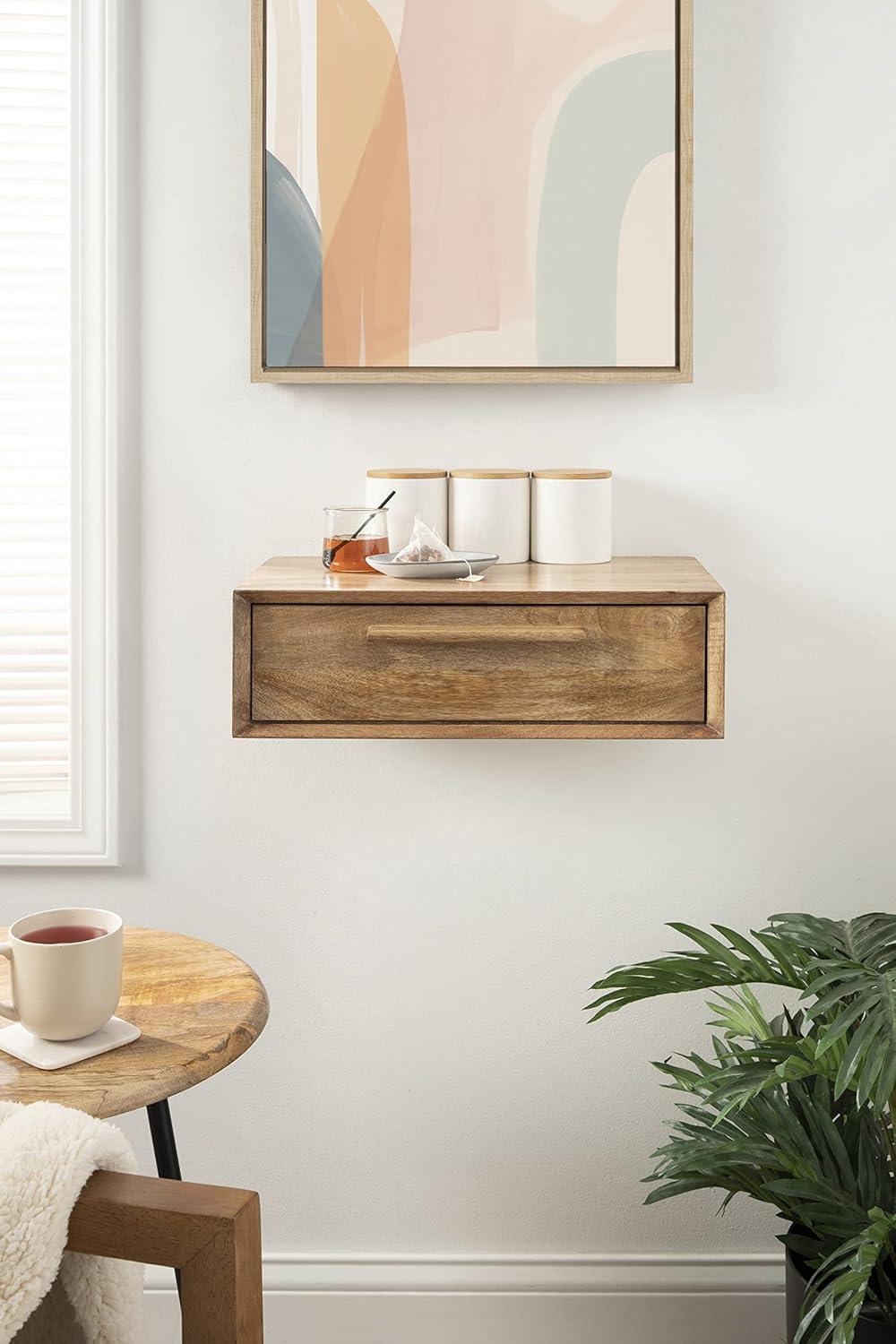 Kate and Laurel McCutcheon Wood Storage Shelf