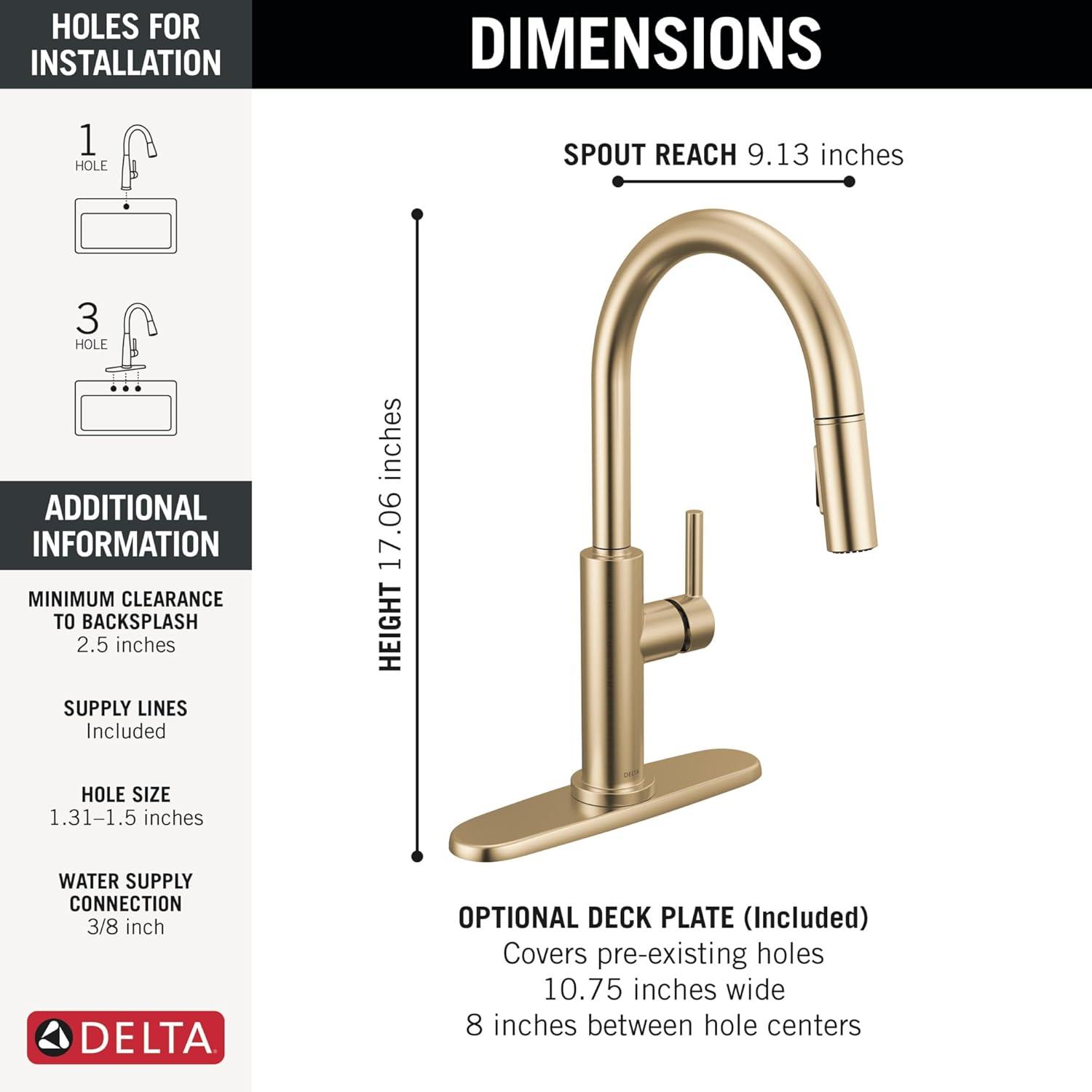 Single Handle Pull-Down Kitchen Faucet