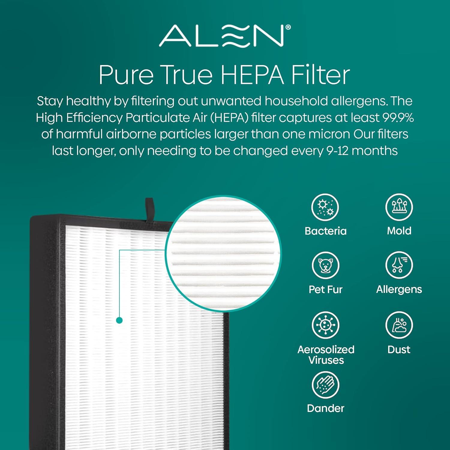 Compact White HEPA Air Purifier with Medical-Grade Filter