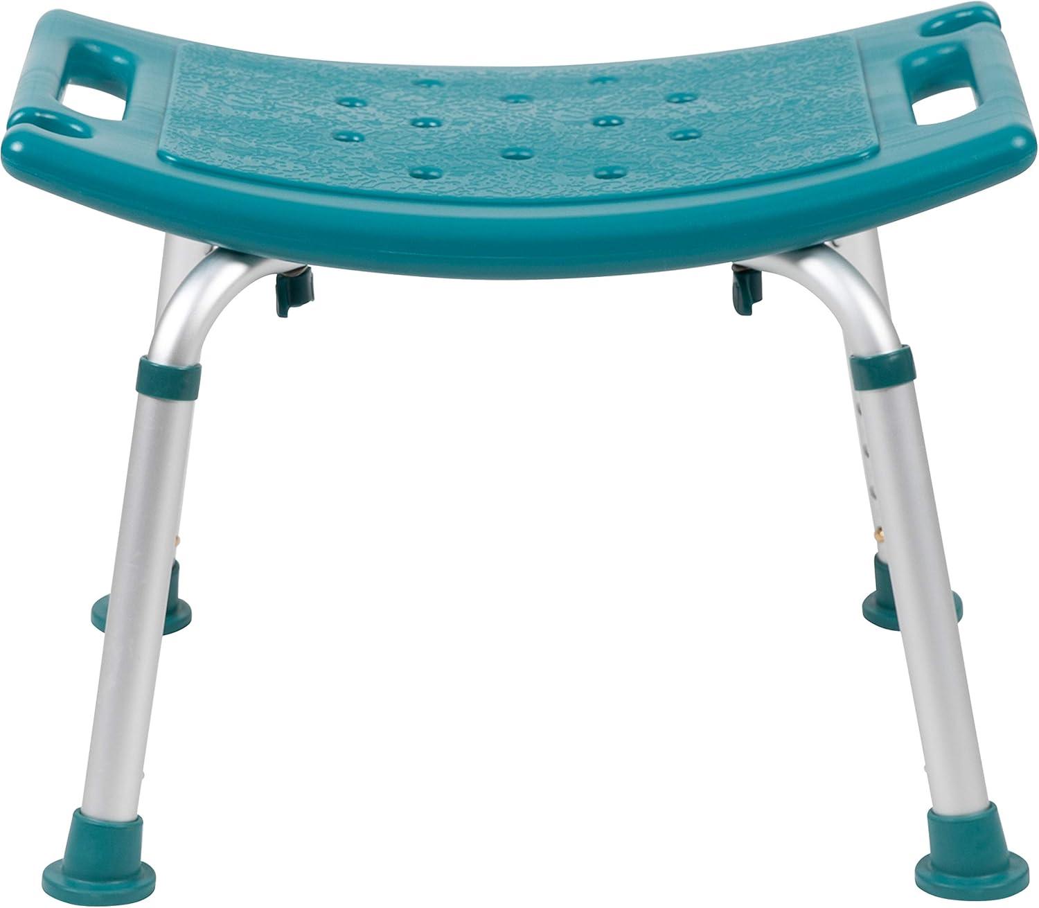 Hemsworth Tool-Free 300 Lb. Capacity, Adjustable Bath & Shower Chair w/ Non-slip Feet