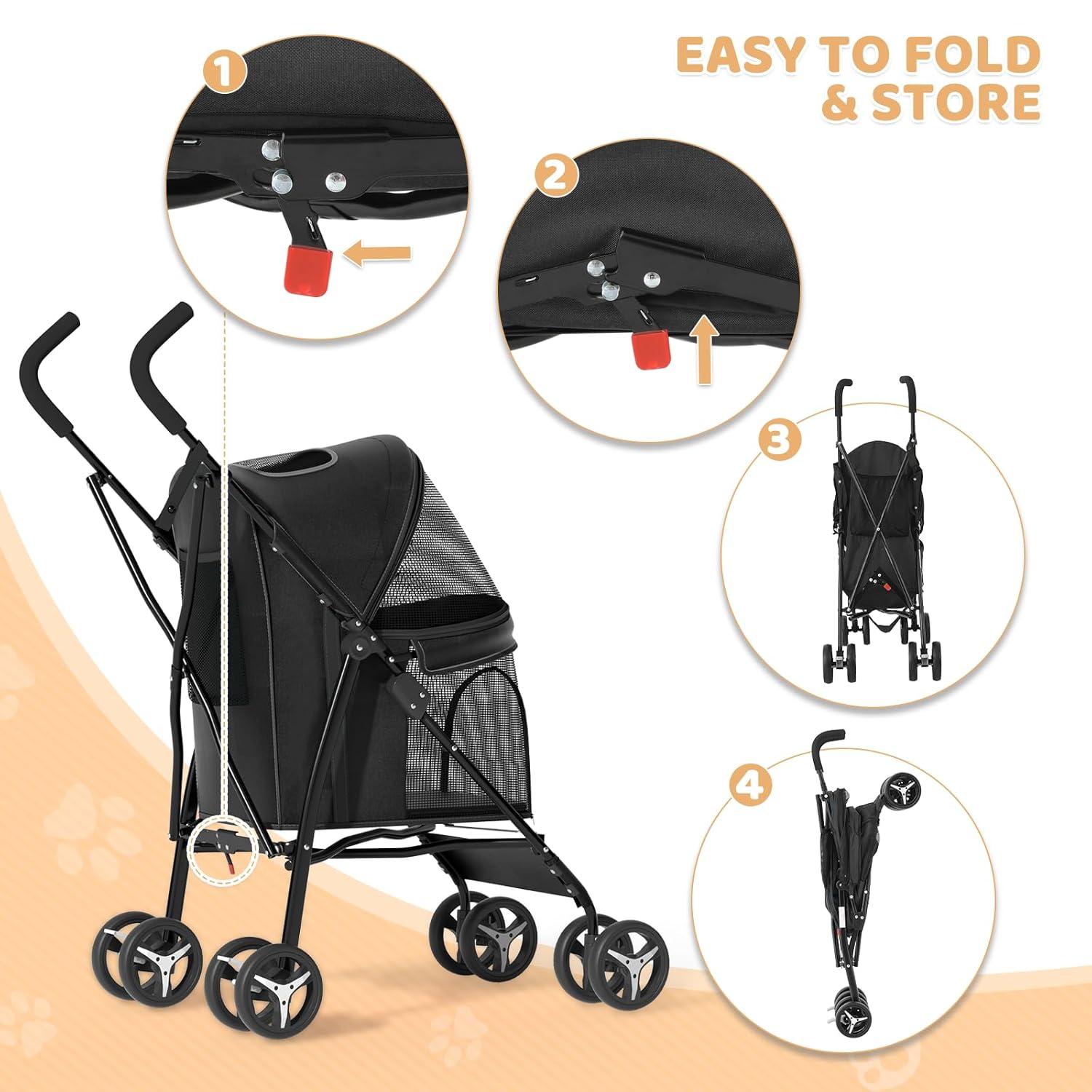 Foldable Pet Stroller