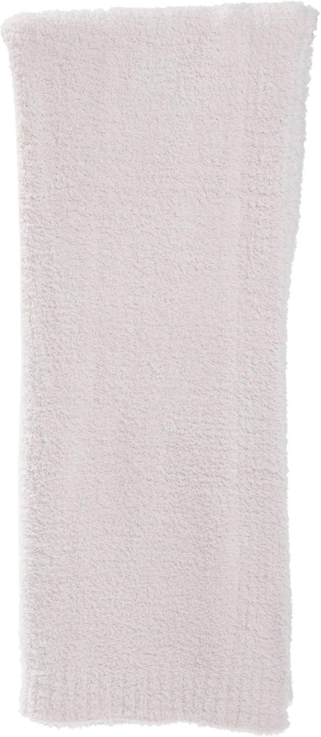 Pink Knitted CozyChic Polyester Throw Blanket 54" x 72"