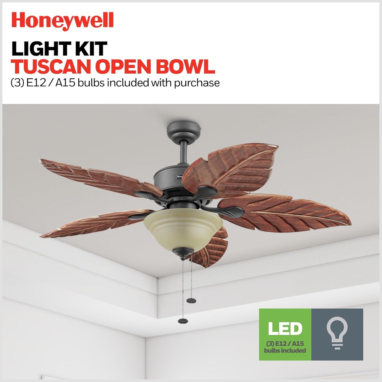 Honeywell 52" Royal Palm Tropical 5 Blade Ceiling Fan