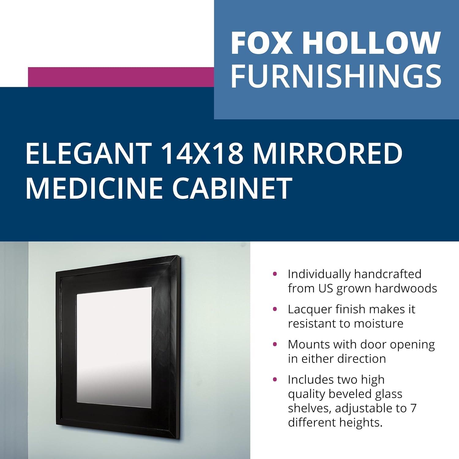 Recessed Mirrored Medicine Cabinet by Fox Hollow Furnishings