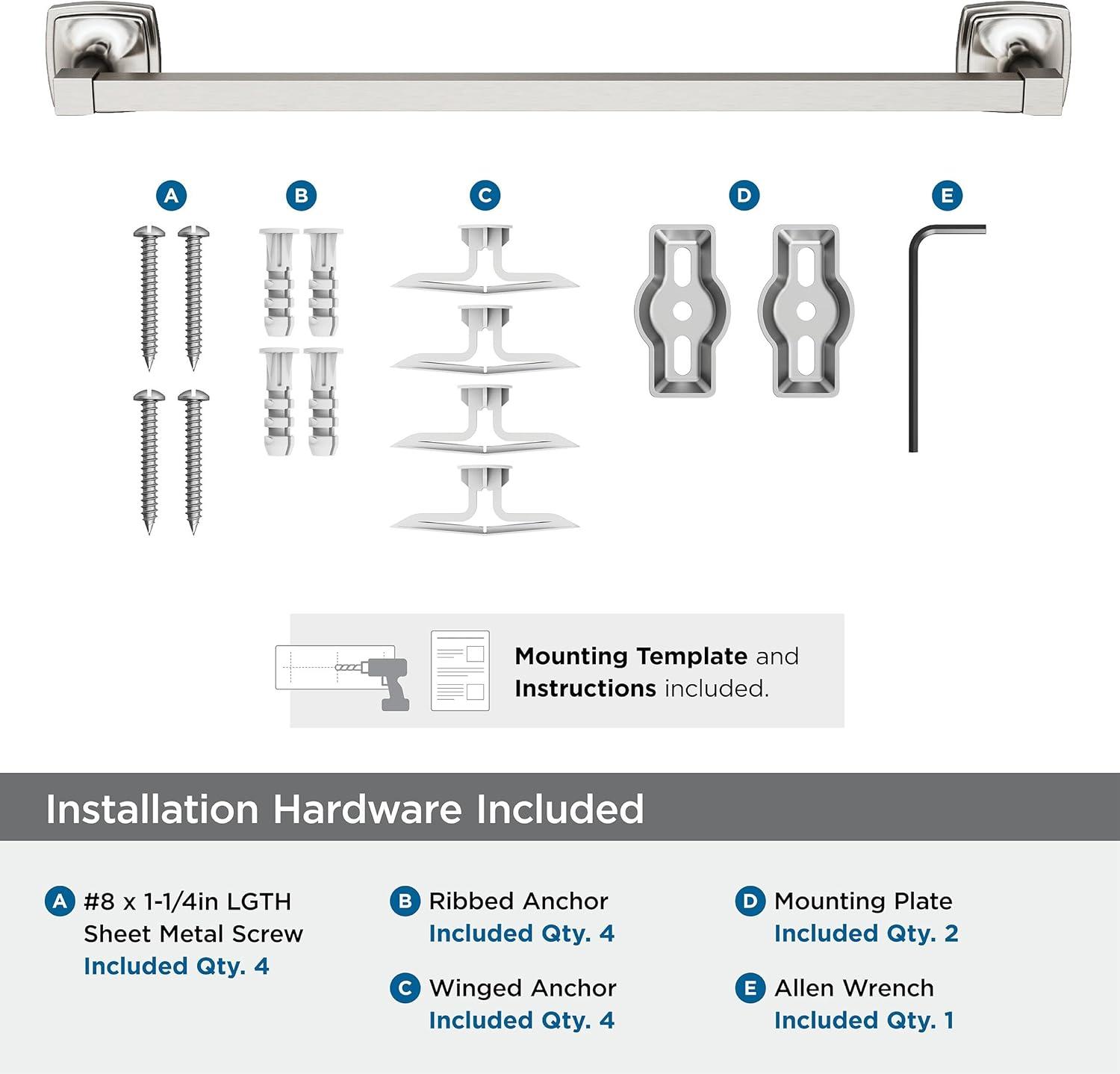 Amerock Stature Wall Mounted Towel Bar