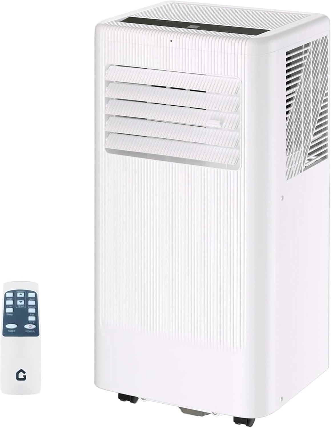 10000 BTU Portable Air Conditioners, 3-In-1 Standing Portable AC Unit With Remote Control, 24 Hour Timer
