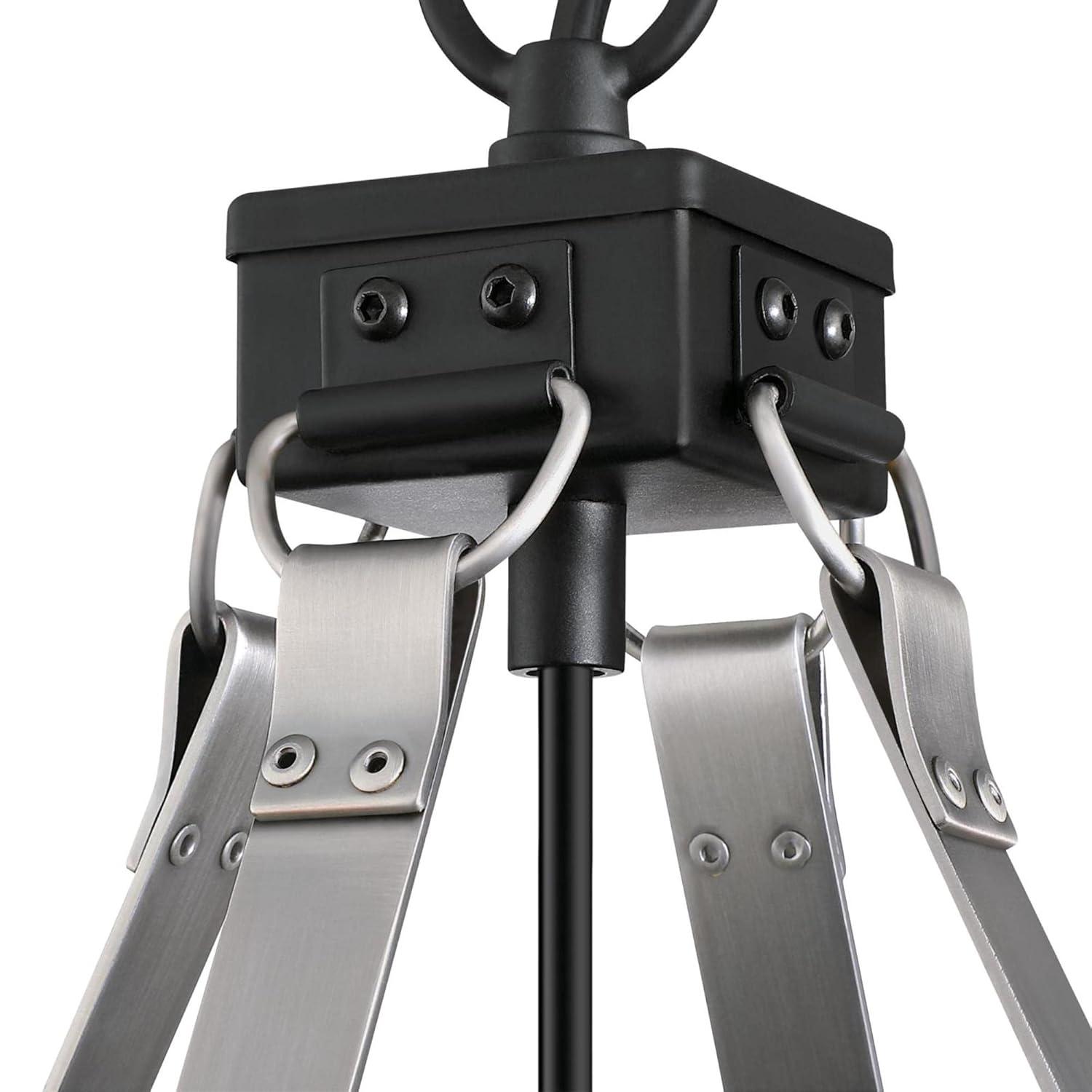 Westinghouse Lighting 6116300 Bartley One-Light Indoor Pendant with Dark Pewter Accents, Matte Black