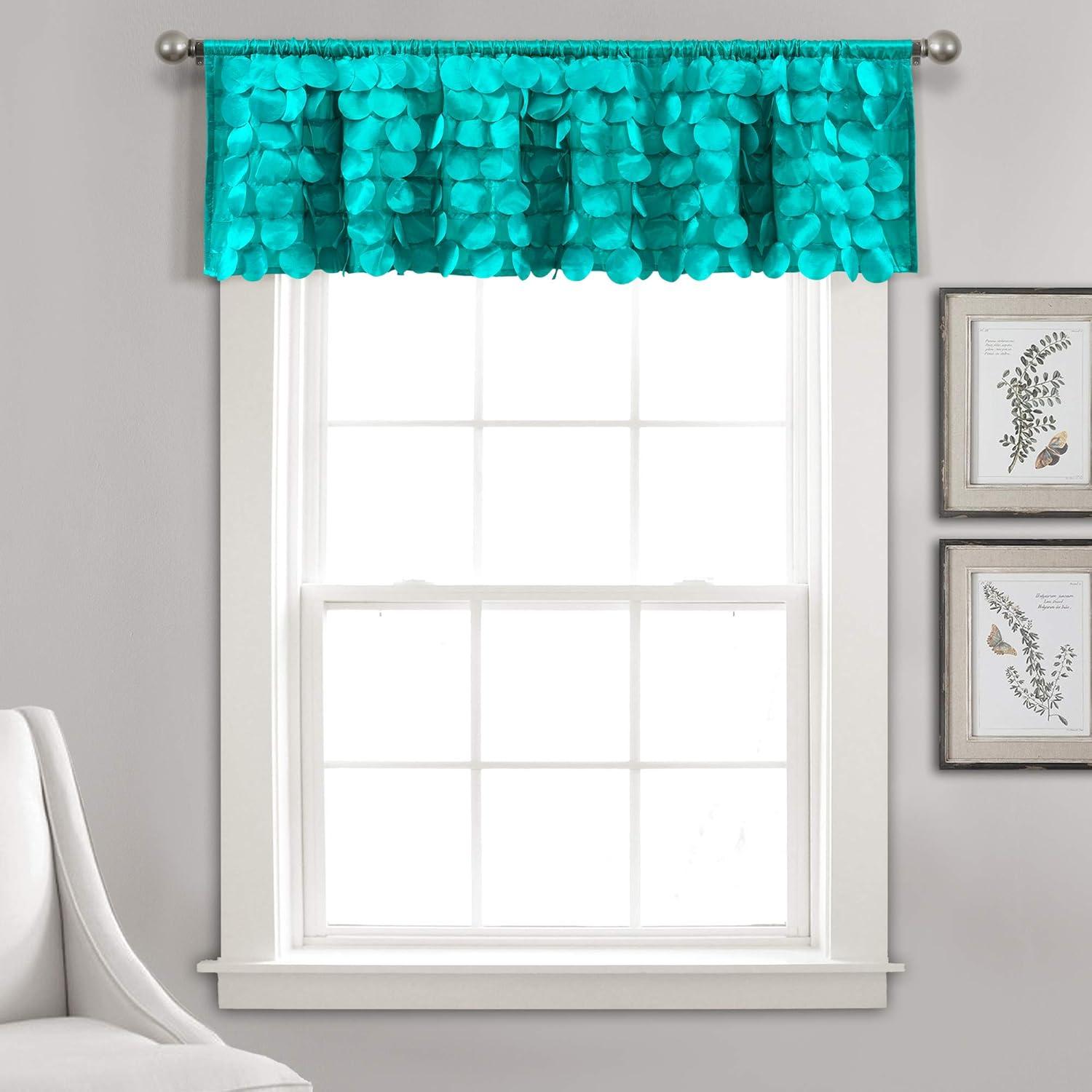 Lush Decor Gigi Scalloped Window Valance
