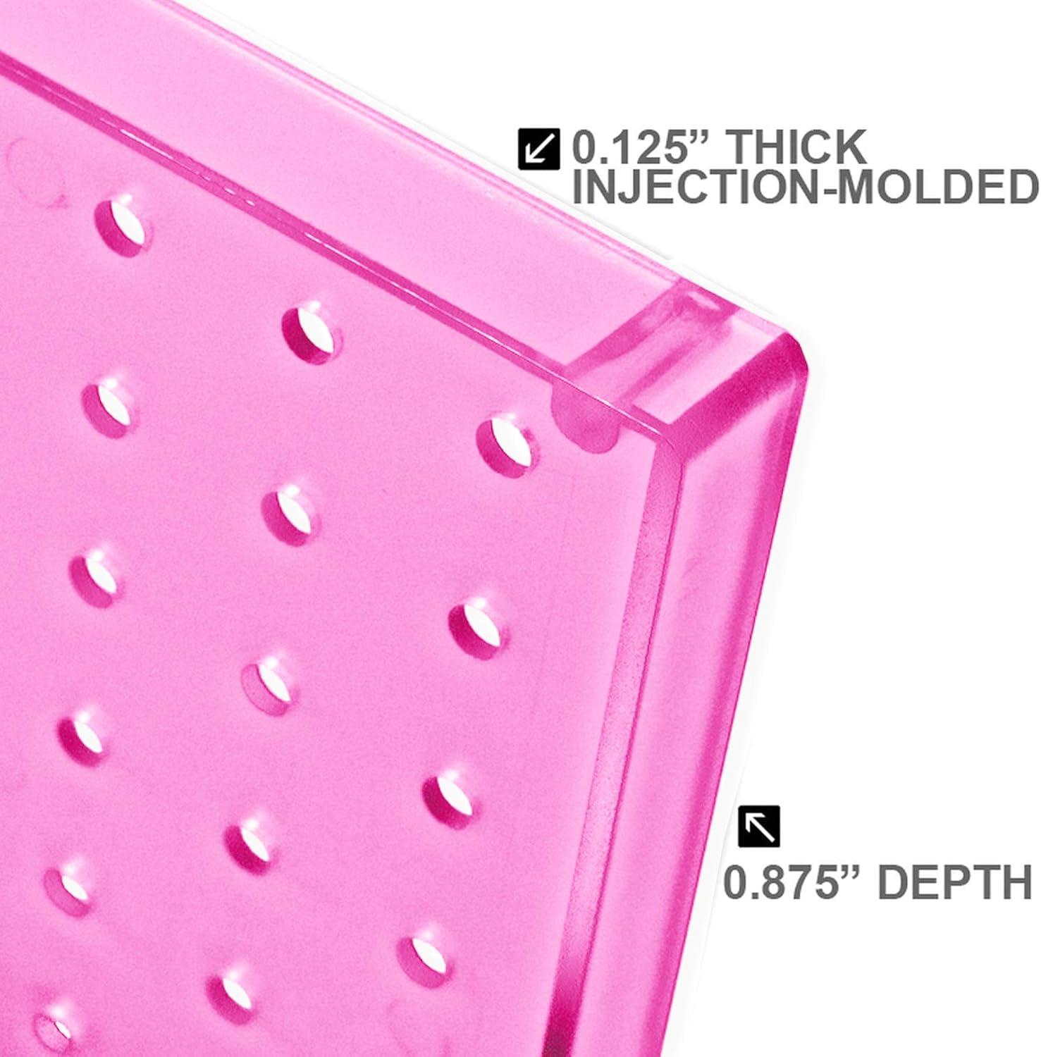Azar Displays 900988-PNK 125-Piece Pegboard Organizer Kit (2 - 24"x24")