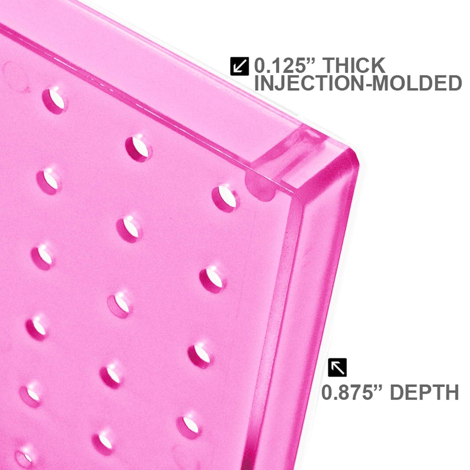 Azar Displays 900988-PNK 125-Piece Pegboard Organizer Kit (2 - 24"x24")