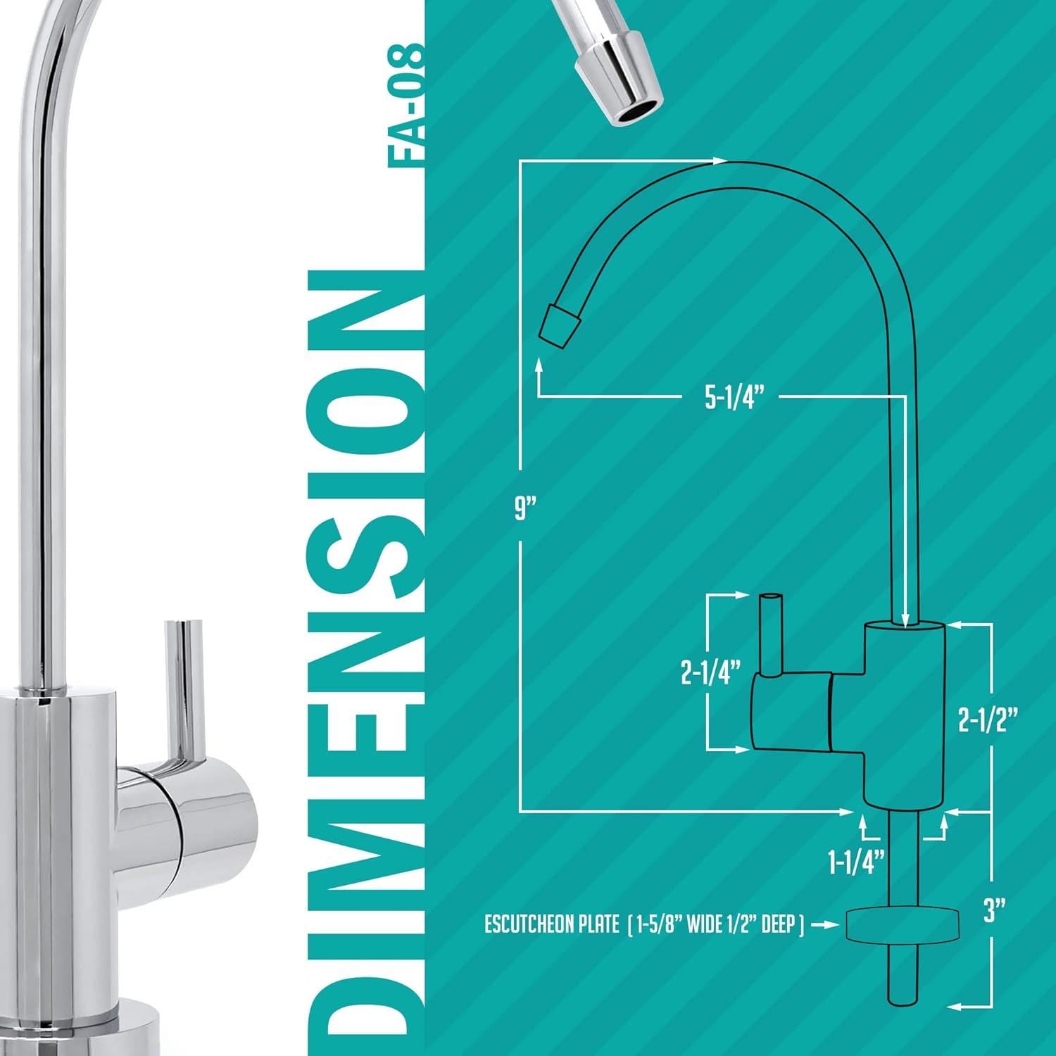 Brushed Gold Euro Style Single Handle Deck Mount Faucet