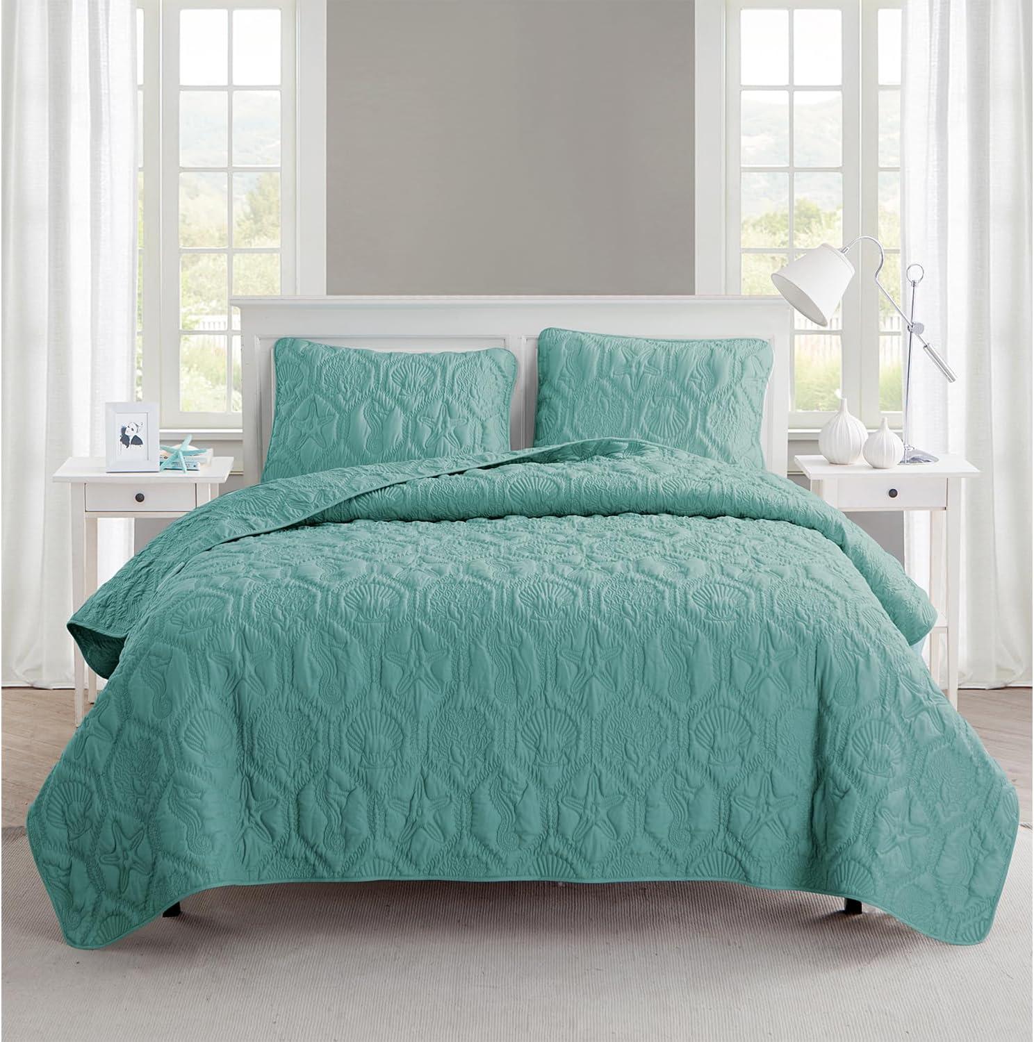 VCNY Shore 3-Piece Embossed Quilt Set & Reviews | Wayfair