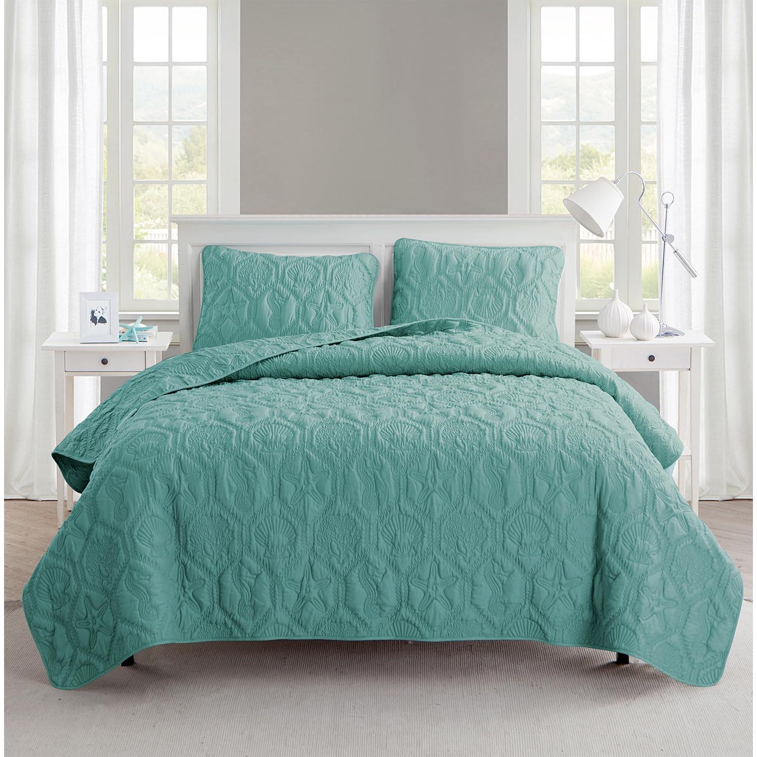 VCNY Shore 3-Piece Embossed Quilt Set & Reviews | Wayfair