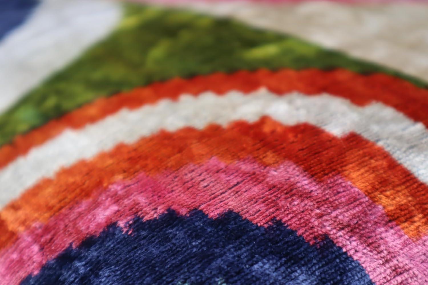 Canvello Geometric Velvet Throw Pillow