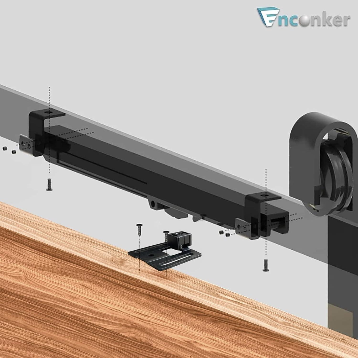 2PCS Soft Close barn Door Hardware kit Barn Door Soft Close Mechanism Spring Buffer Damper Hole-Free Version Fit for Door Weight 60-176 Pounds Adjustable Door Stoppers 2022NEWEST (Use for 20-40)