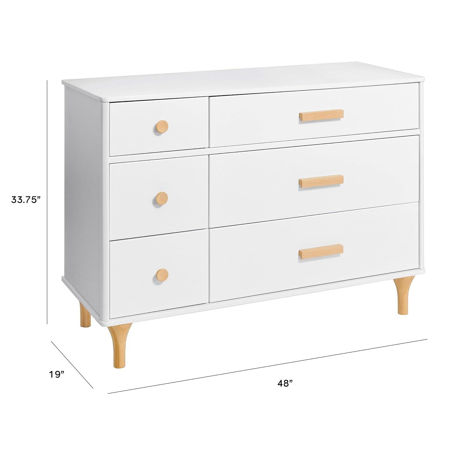 Lolly 6-Drawer Assembled Double Dresser