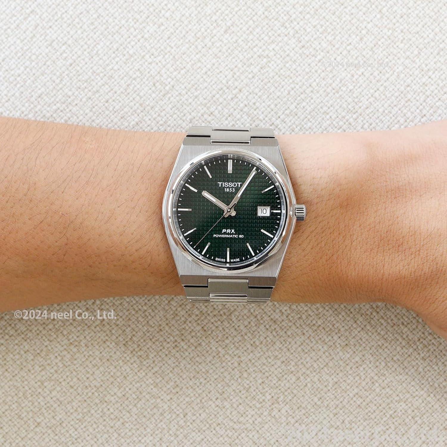 Tissot PRX Powermatic 80 Automatic Green Dial Men's Watch T137.407.11.091.00