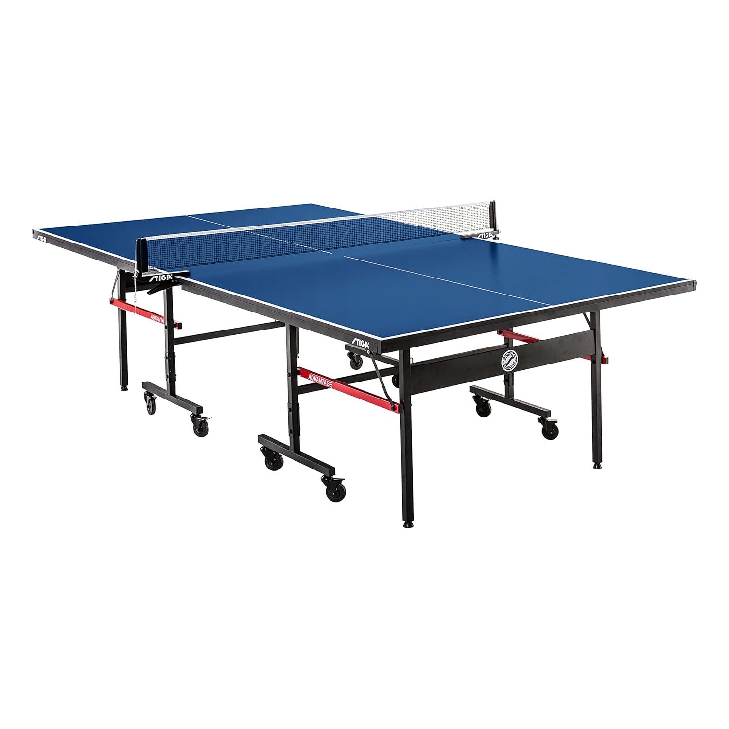 STIGA STIGA Advantage Competition-Ready Indoor Table Tennis Table - 95% Preassembled Out of the Box