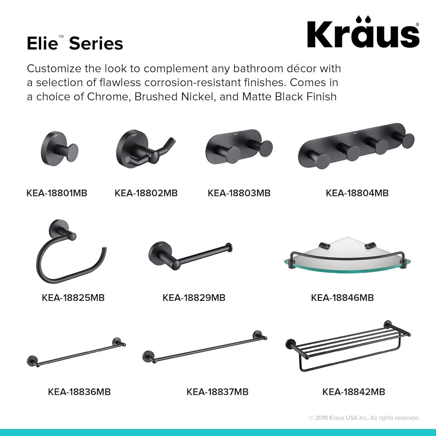 Elie Wall Mounted Robe Rack