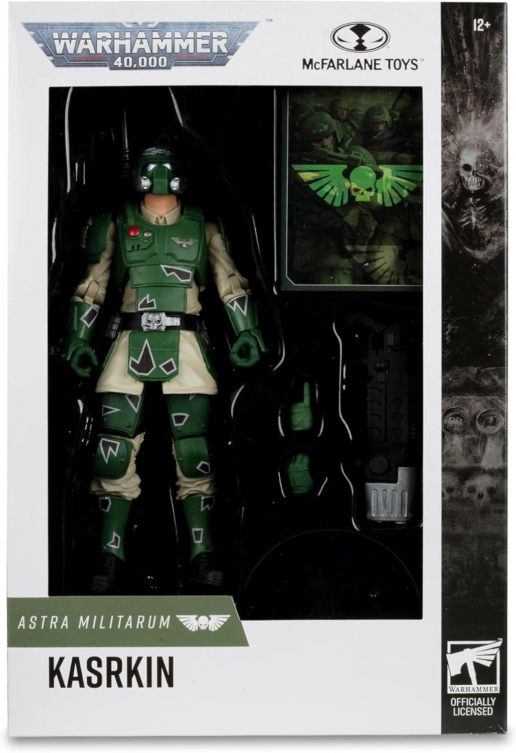 McFarlane - Warhammer 40K - Astra Militarum - 7" Kasrkin Action Figure, McFarlane Toys, Gifts