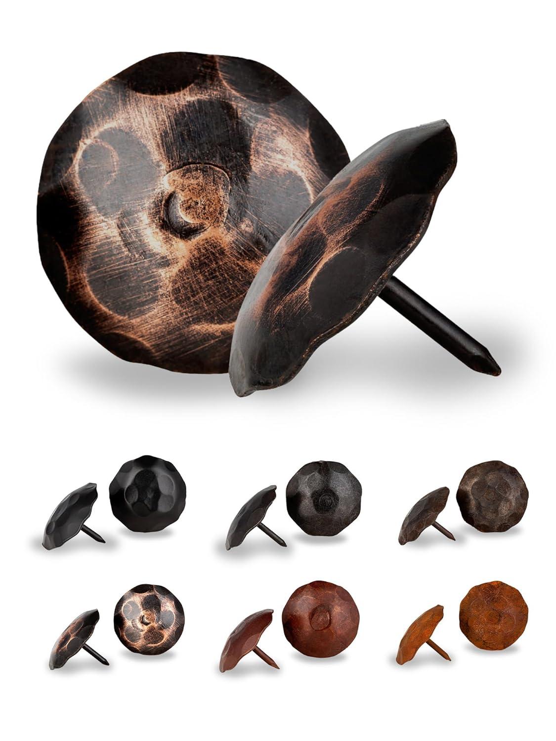 10 Pack 1.5 Inch Oil Rubbed Bronze Decorative Door Nail Clavos By Borderland Rustic Hardware