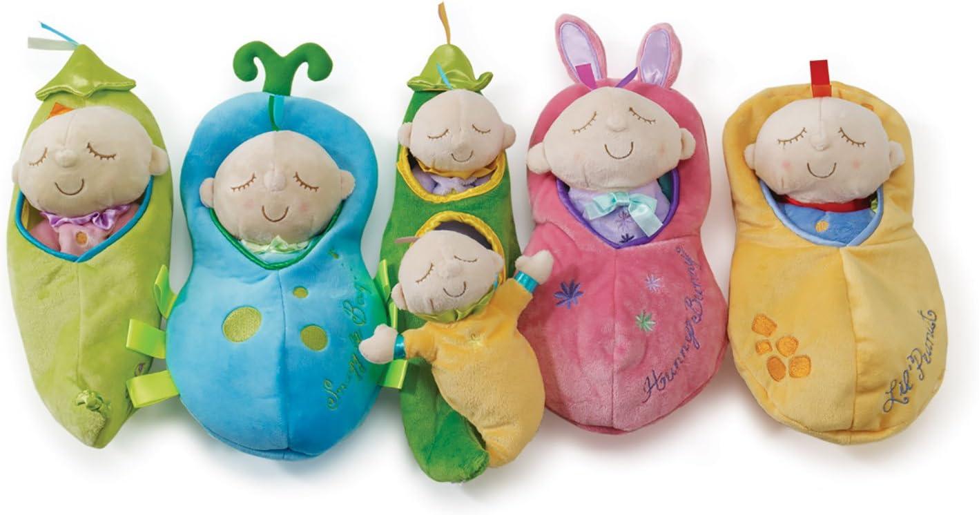 Manhattan Toy Snuggle Pod Hunny Bunny First Baby Doll with Cozy Sleep Sack for Ages 6 Months and Up