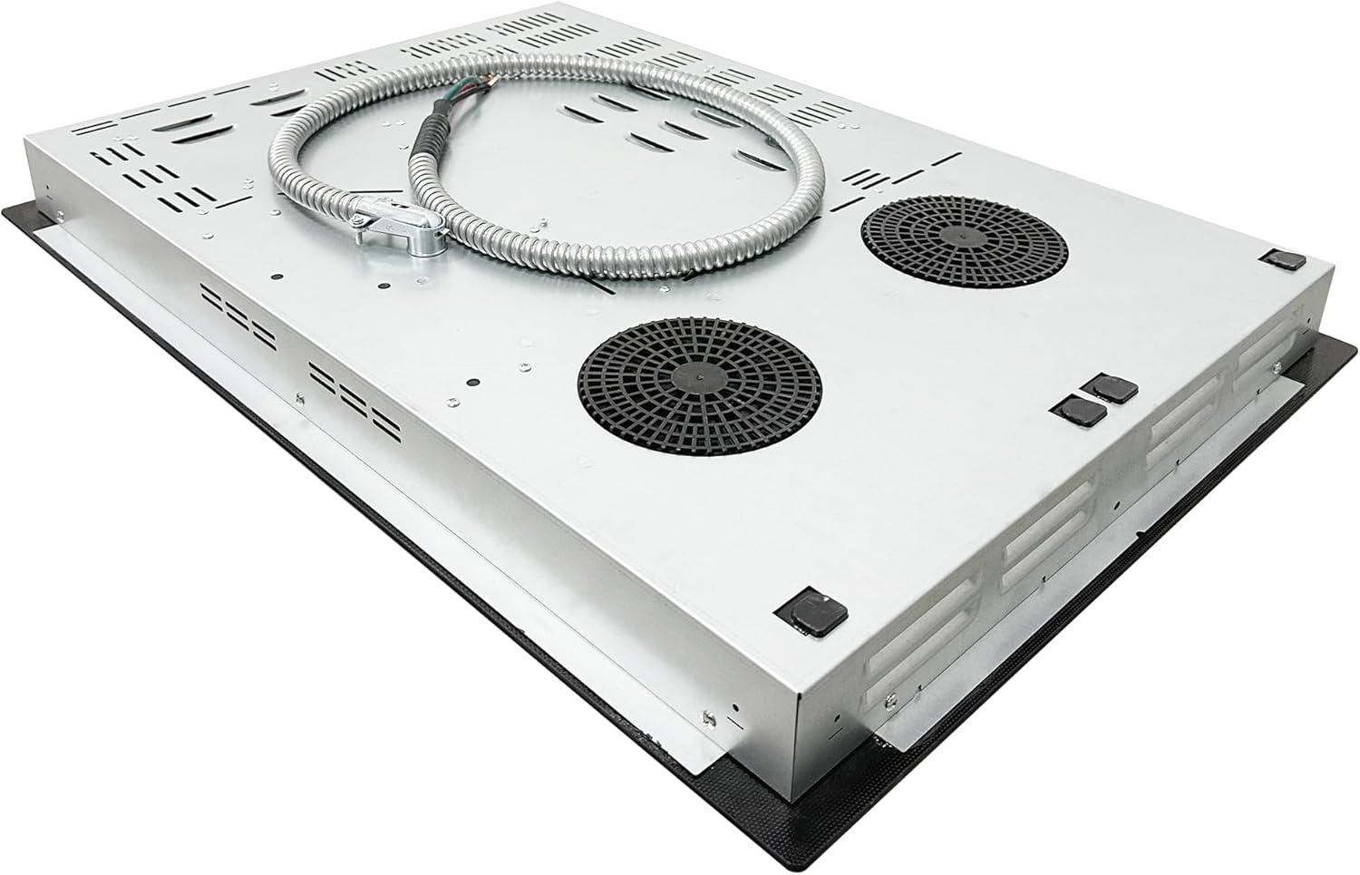 Equator Design 30" Electric Hybrid CERAMIC-INDUCTION 4 Burner Cooktop 220V