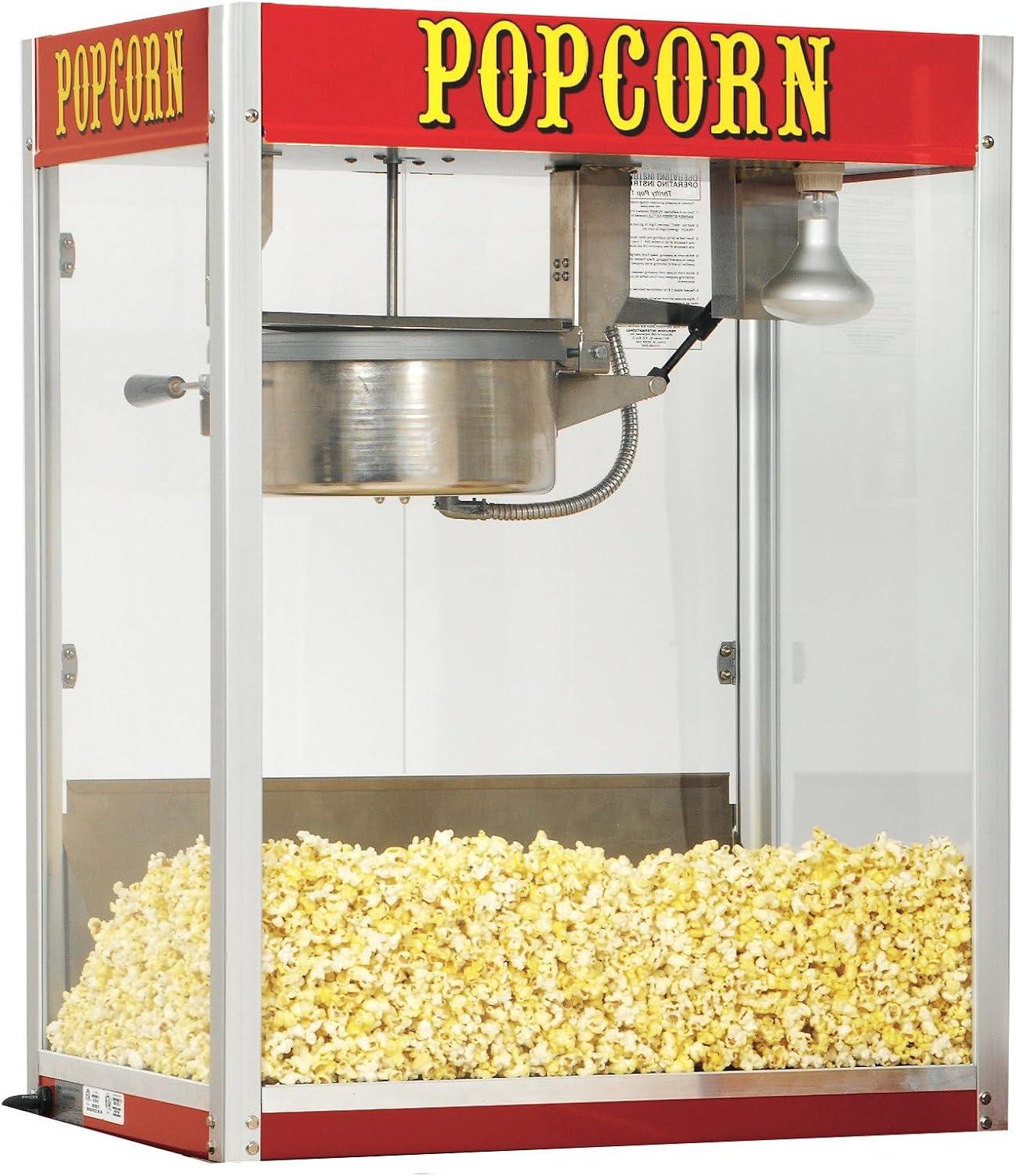 Paragon International Paragon International Theater Pop 16 Oz. Popcorn Oil, Tabletop Popcorn Machine, Popcorn Machine Stand / Cart