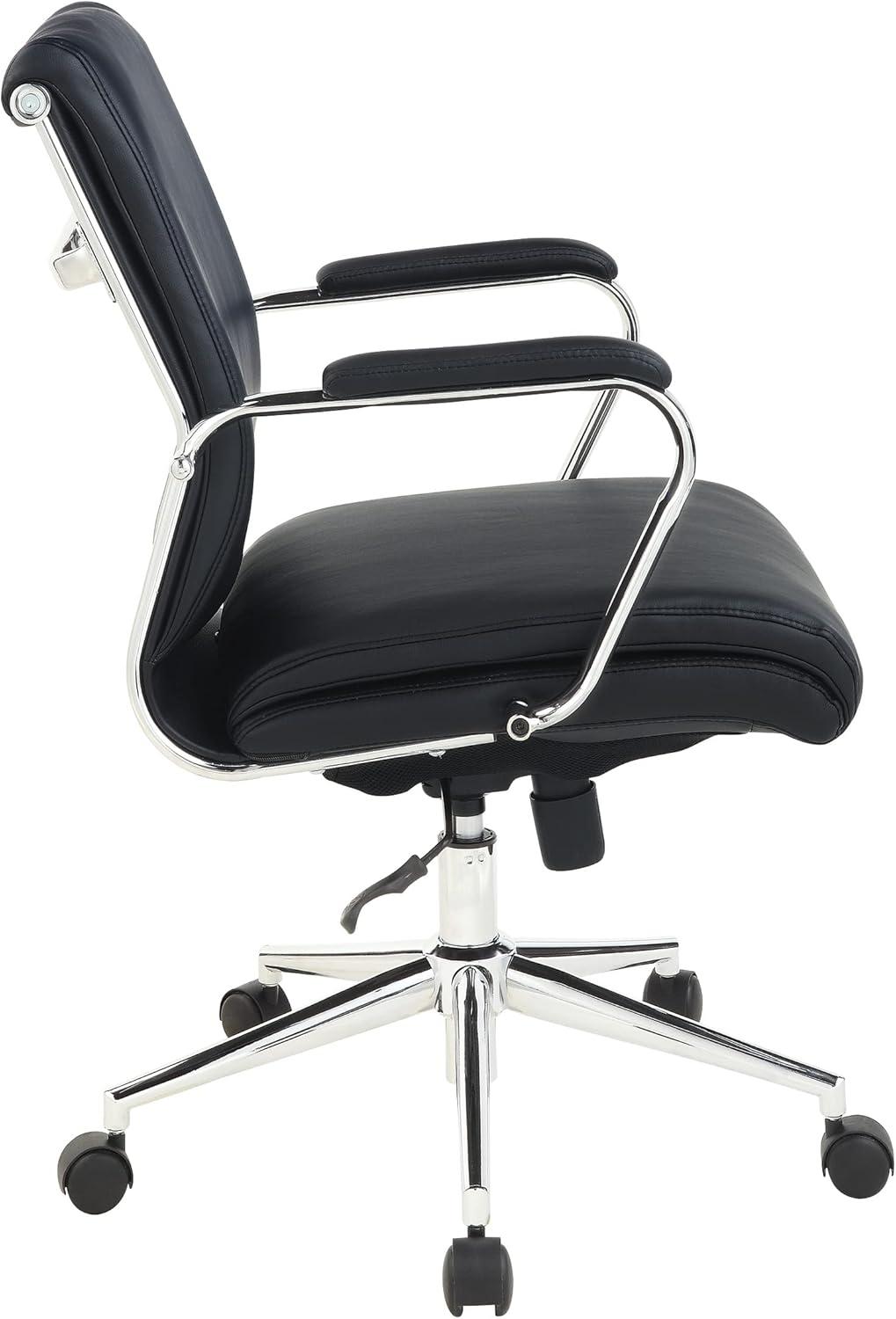 Dillon Steel High-Back Swivel Executive Chair in Black