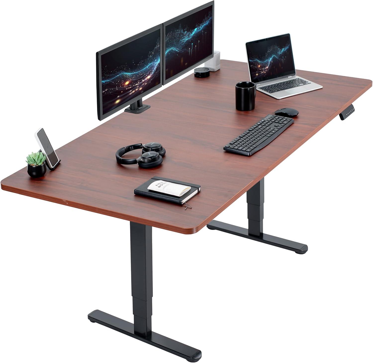 71" x 36" Electric Desk with Memory Controller DESK-KIT-2B7B-36 Series