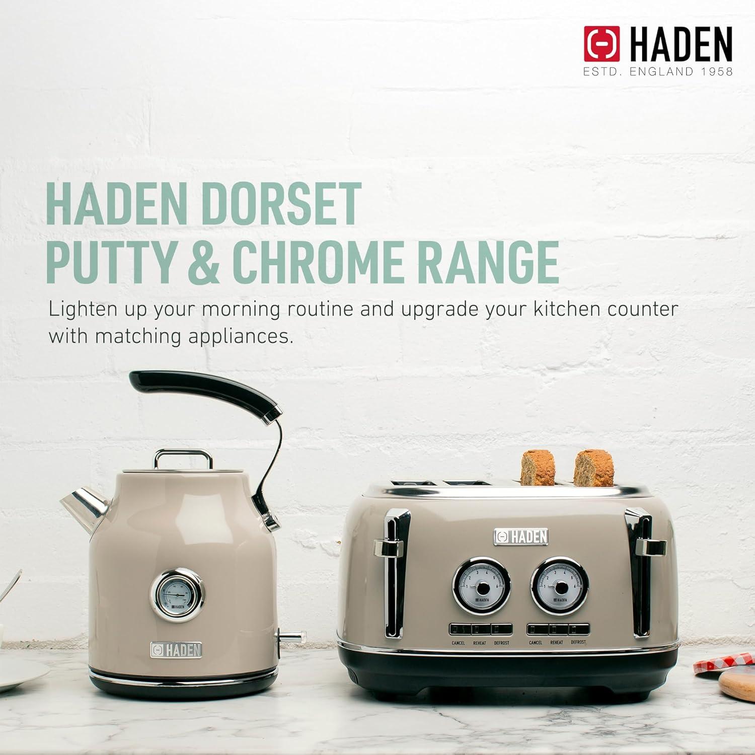 HADEN Dorset 4-Slice Wide Slot Toaster